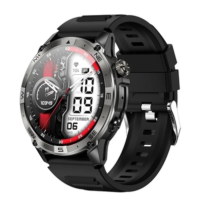Un bon prix. HK08 Noir GPS NFC Smart Watch 1.43 pouces AMOLED écran tactile BT5.3 NFC IP68 fréquence cardiaque 466x466 en ligne