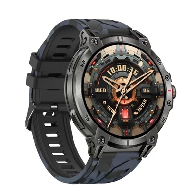 Un bon prix. KC89 montre intelligente en forme de cercle IP68 imperméable à l'eau et rappel de vibration intégré en ligne