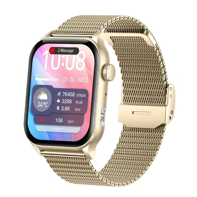 Un bon prix. 1.53 pouces Android Square Smartwatch Prise en charge BLE5.3 Chargement magnétique en ligne
