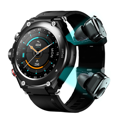 Bom preço. Fones de ouvido sem fio e música local Smart Bracelet com TWS Smart Watch IPS Screen on-line