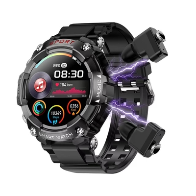 Un bon prix. Longue durée de vie de la batterie TWS montre intelligente avec surveillance du rythme cardiaque et de la pression artérielle en ligne
