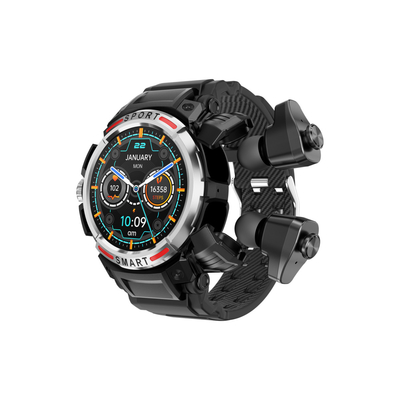 Bom preço. 1.43 polegadas Display Smart Watch TWS Headset Forma redonda com várias línguas on-line