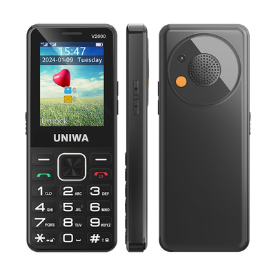 4G telefones celulares amigáveis para idosos botão de emergência SOS portátil e duradouro