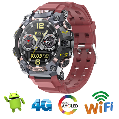 Bom preço. Relógio inteligente de 4G para exterior Relógio inteligente rastreador de fitness Android 8.1 OS com bandas de frequência globais on-line