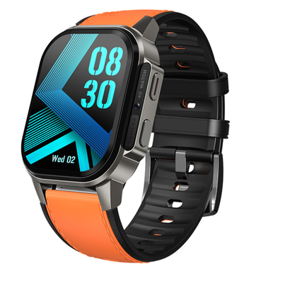 Cadeau à carte SIM 4G Smart Watch V4.2 BLE Bluetooth Android Montres de sport en silicone