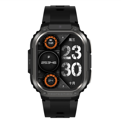 DM63 Assistentes de voz 4G LTE Smart Watch 2.13'' HD Monitoramento de atividade de tela