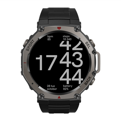DM58-GPS relógio de rastreamento GPS 1,43' AMOLED HD e sensor de frequência cardíaca de alta precisão