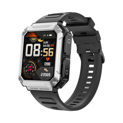 Un bon prix. T93 argent Smart Watch casque TWS 4GB mémoire sans fil Bluetooth appel 1,96 pouces musique de sport en ligne