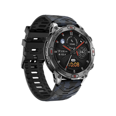 Un bon prix. Montres intelligentes de forme ronde avec sélection d'intensité de vibration Format de temps Prévisions météorologiques et contrôle de la musique en ligne