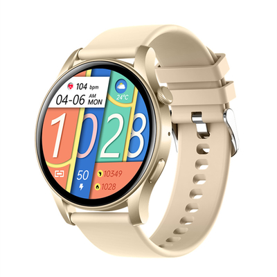 Bom preço. Assistente de voz de inteligência artificial Smartwatch redondo Android Bluetooth chamada e monitoramento de saúde on-line