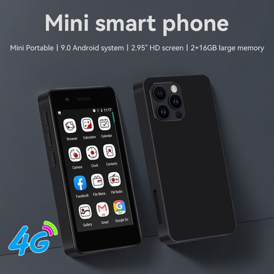 Un bon prix. S18 4G Mini Cellulaire 2.95' 2+16GB MT6737 Dual SIM 5MP Caméra arrière Android 9.0 Type-C en ligne