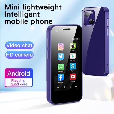 Bom preço. Mini 3G Smart Phone XS13 PRO 2+16GB Android 9.0 2.5'Ecrã Tipo-c Cartão Duplo on-line