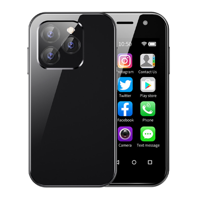 Un bon prix. OTG 4G version eurasienne 4+128GB Dual SIM XS14 Pro mini téléphone GPS WIFI Bluetooth Identifiant du visage en ligne