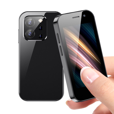 Bom preço. XS15 PRO EU Versão 3.0' Android 9.0 4G Pequeno Telefone Móvel Face ID Tipo C Dual SIM on-line