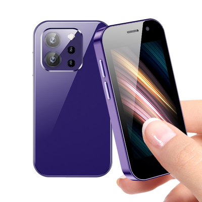 Un bon prix. Version UE Petit téléphone Android 4G XS15 PRO 3,0' 2000mAh Léger et durable en ligne