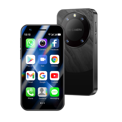 Reconnaissance faciale 2000mAh 3G Mini Smartphone 1+16GB Écran IPS de 3,0 pouces