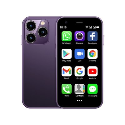 Android 8.1 3G Mini Smartphone avec 2 Go de RAM 16 Go de ROM et 64 Go de mémoire évolutive