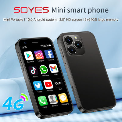 Bom preço. XS15 Dual Card Pequenos Smartphones 4G 3+64GB Compacto Com Câmera Fronteira on-line