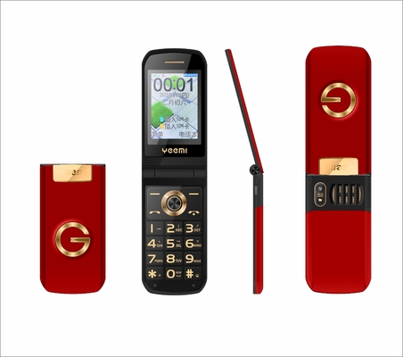 Bom preço. YEEMI G9000 Flip Mobile Phone 2.6'Ecran Keyboard Dual SIM Card Lâmpada de mão voz mágica on-line