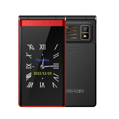 Un bon prix. Yeemi M1 GSM 2G 2,8 pouces double écran téléphonie pliable FM Mp3 Mp4 Micro USB en ligne