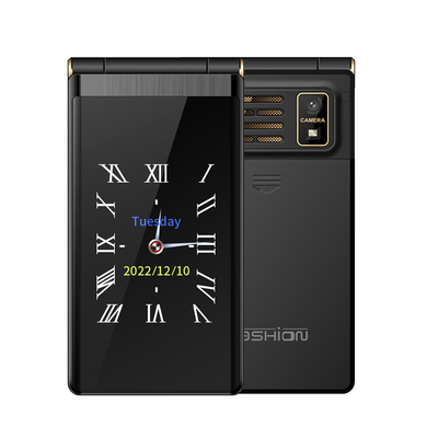 Un bon prix. Yeemi M1 GSM 2G Dual SIM Dual écran téléphonique pliable MTK Micro USB 2,8 pouces en ligne