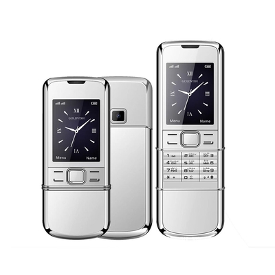 Nouveau classique 8800 2G GSM Dual SIM Bluetooth Slider Téléphone mobile Écran 2,4 pouces
