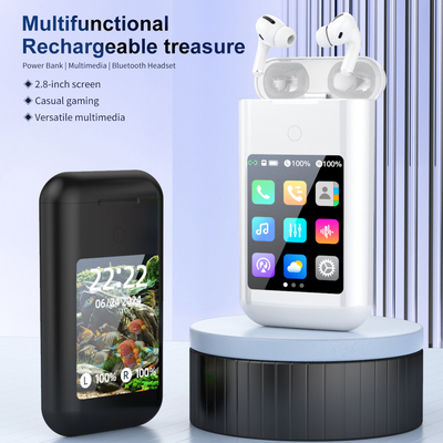 Un bon prix. Grand écran tactile à batterie dans l'oreille avec plusieurs fonctions et affichage TFT de 2,8 pouces 8000mAH en ligne
