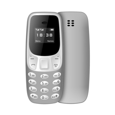 Bom preço. Pequeno telefone 2G com MTK6261 CPU 32MB de RAM e slots de cartão SIM duplo para comunicação fácil on-line