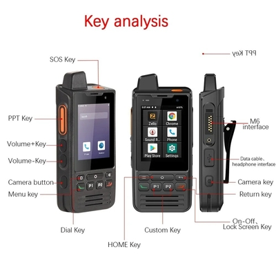 Un bon prix. UNIWA F60 Zello Walkie Talkie IP68 Smartphone Android 9 2.8'' 1+8GB FM Radio 5300mAh 4G PTT GPS Le téléphone est équipé d'un système de téléphonie mobile. en ligne