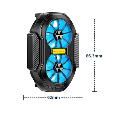Bom preço. High-Speed Operation Cell Phone Cooler Quiet Turbine Fans And Noise-Reduction Design on-line