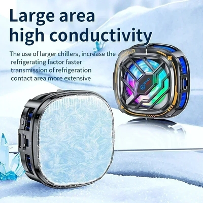 Bom preço. Mobile Phone Semiconductor Magnetic Back-clip Universal Cooling Radiator X76 on-line