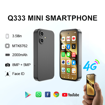 良い価格 Android 12.0 Operating System SOYES Q333 4+64GB Smartphone with WIFI 2.4G/5G Face ID 4G LTE Type-C OTG 3.58'' Screen オンライン