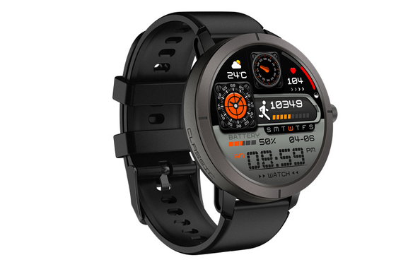 Built-in Dual-band GNSS 466*466 Compass Military Bluetooth Call Sport Smartwatch 1 Buttons and 5ATM Waterproof for Men