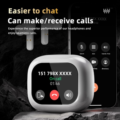 Хорошая цена. WT-7 Bluetooth5.4 беспроводные наушники InEar ENC с микрофоном Новый полноэкранный сенсорный наушник ANC онлайн