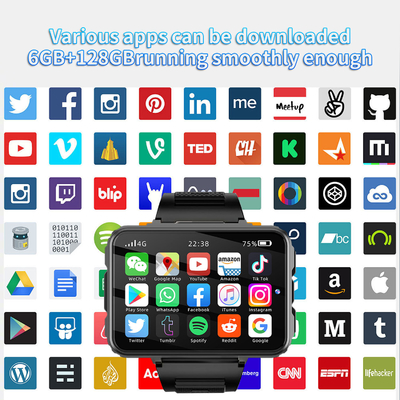 Bom preço. VP999 Smart Watch 6 128GB Memória Suporte de Frequência Cardíaca Android OS 1500 mAh Bateria Vídeo 4G WiFi GPS APP Dual Camera on-line