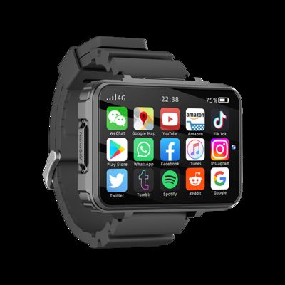 Good price 2.4 inch Large Amoled Smartwatch With Dual Camera GPS WIFI Sim Card Slot Play Game online