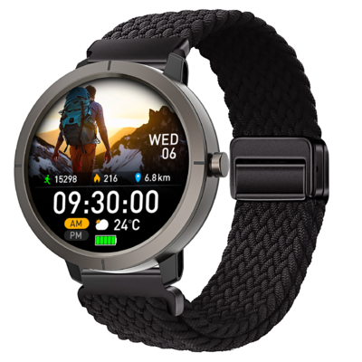 Smart Watch 5ATM Waterproof GPS Built-in Dual-band GNSS 466*466 Compass Military Bluetooth call