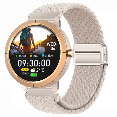 Good price Woman Man Smart Watch 5ATM Waterproof GPS Built-in Dual-band GNSS Bluetooth Gold And Bluetooth Equipped online