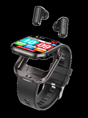 Good price T99 2 In 1 Smartwatch Wireless TWS Earbuds 2.02inch IPS Bluetooth Call IP67 Waterproof 300mAh online