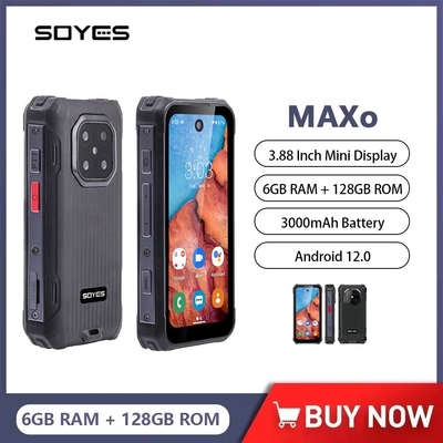 ราคาดี MAXo รู๊กเกอร์ มินิ สมาร์ทโฟน 6+128GB 3.88' Octa Core แอนดรอยด์ 12 คาร์ดคู่ 4G 3000mAh ไฟฉาย ออนไลน์