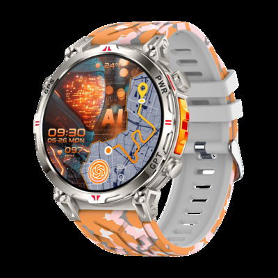 Dobra cena. KC93 Smartwatch GPS AMOLED 650Mah 3ATM Waterproof Fitness tracking BT Call Professional Sports w Internecie