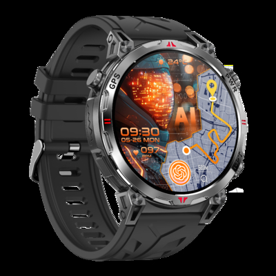 Dobra cena. 3ATM wodoodporne Śledzenie sprawności BT Połączenie GPS AMOLED 650Mah Profesjonalny Smartwatch sportowy w Internecie