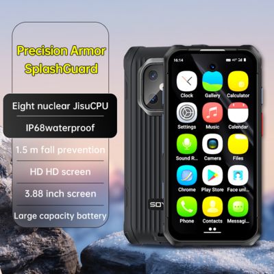Good price IPS Android12 6+128GB 3000mAh MAXO Rugged Smartphone IP68 Mini Waterproof 3.88 '' online
