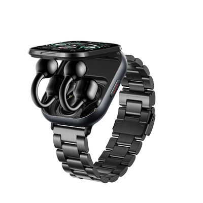 TWS 2 in 1 Wireless Bluetooth Call D12 Music Playback Sport Fitness Tracker Earbuds Smartwatch