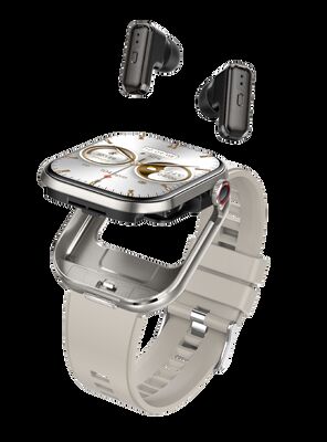 T99 TWS Smart Watch Wireless Earbuds BT5.0 Bluetooth Call IP67 Waterproof 300mAh