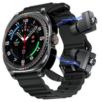 Smart Watch with Bluetooth 5.3 TFT Screen and Silica Gel Band for Sports and Fitness