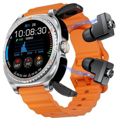 Good price 2-in-1 Smartwatch with 400mAh Battery Heart Rate Monitor and IP67 Waterproof TWS Earbuds online