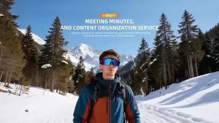 Smart Glasses AI Camera Translator Music