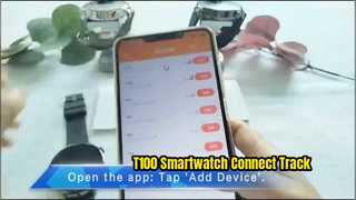 T100 Smartwatch: Calls Music Fitness Tracker