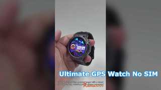 2026 New Military DM58 GPS Smart Watch 1.43'' HD AMOLED 5ATM Waterproof Built-in 6 Frequency Outdoor